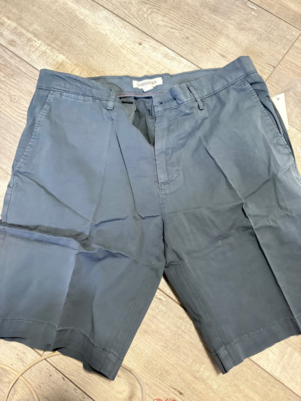 Goodthreads Navy Blue Slim Fit Chino Shorts